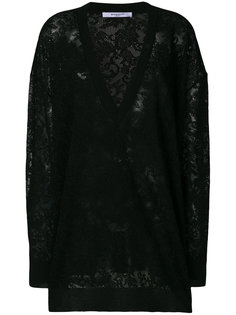 свитер с цветочным вышитым узором Givenchy