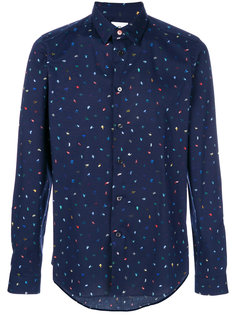 рубашка с принтом мазков кисти Ps By Paul Smith