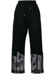 брюки с кружевной отделкой  McQ Alexander McQueen