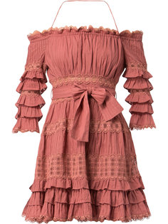 платье с открытыми плечами Zimmermann