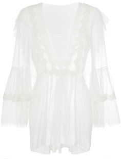 кружевная блузка Alberta Ferretti