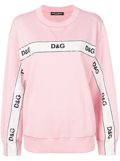 толстовка с логотипом из пайеток Dolce &amp; Gabbana