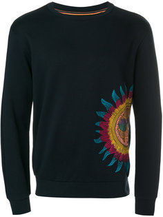 толстовка с вышивкой солнца Paul Smith
