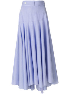 полосатая юбка А-силуэта Loewe