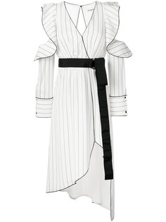 asymmetric wrap dress Self-Portrait