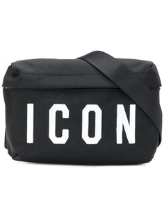 поясная сумка с вышивкой ICON Dsquared2