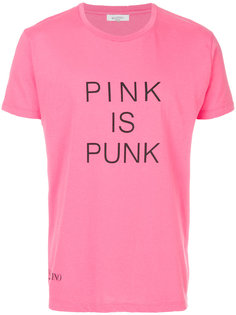 футболка с надписью Pink Is Punk Valentino