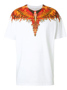 feather print T-shirt Marcelo Burlon County Of Milan