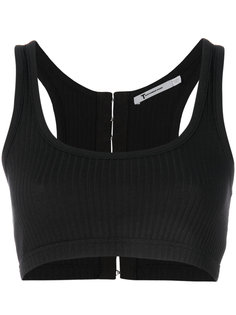 укороченный топ в рубчик T By Alexander Wang
