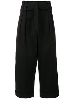 укороченные брюки с поясом Alberta Ferretti