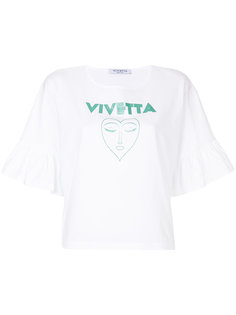 logo print T-shirt Vivetta