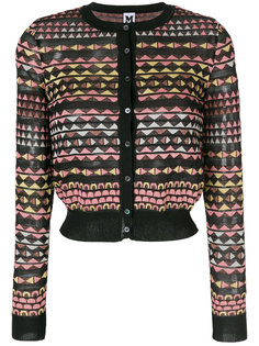 кардиган с геометрическим узором M Missoni