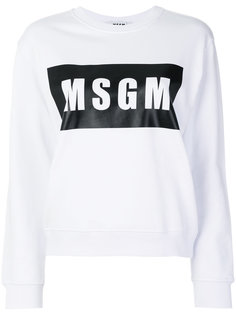 толстовка с принтом MSGM