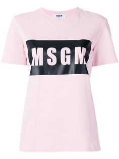 футболка с принтом MSGM