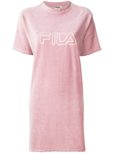 футболка с вышитым логотипом  Fila