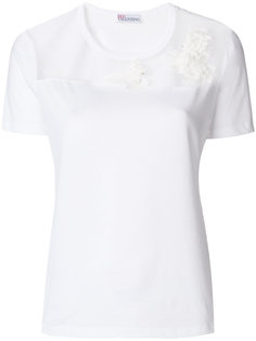 футболка с прозрачной панелью Red Valentino