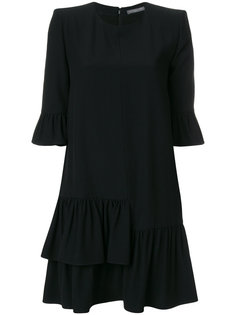 мини-платье с рюшами Alexander McQueen