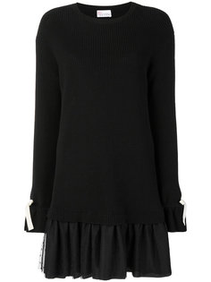 многослойное платье-свитер Red Valentino