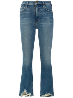 укороченные расклешенные джинсы Current/Elliott