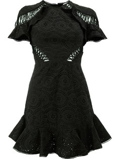 короткое расклешенное платье Zimmermann