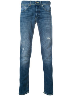 джинсы с эффектом потертости Dondup
