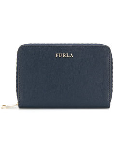 кошелек на молнии с логотипом Furla