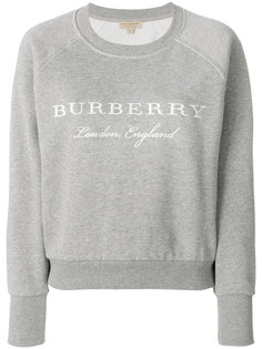 толстовка с вышитым логотипом  Burberry