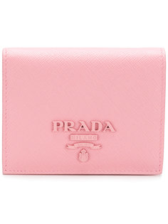 классический бумажник с логотипом  Prada