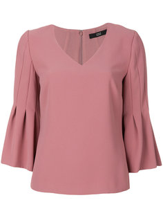 pleat detail sleeve top Steffen Schraut