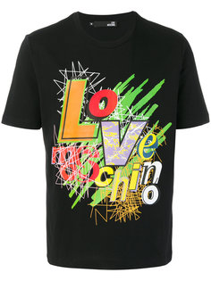 футболка с графическим логотипом Love Moschino