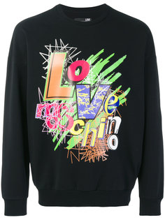 толстовка с графическим логотипом Love Moschino