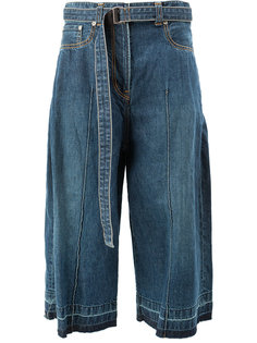 denim culottes Sacai