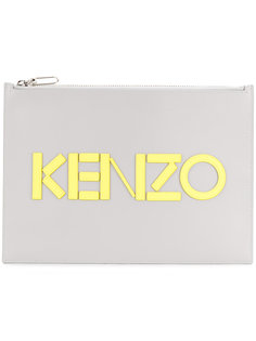 клатч с логотипом Kenzo