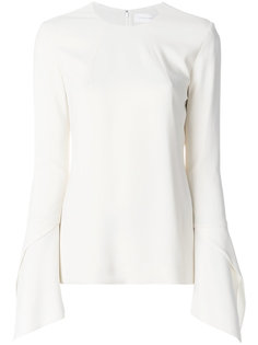 блузка с расклешенными манжетами Victoria Beckham