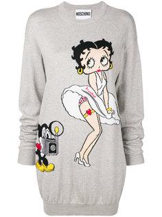 платье-свитер Betty Boop Moschino