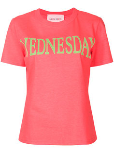 printed wednesday T-shirt Alberta Ferretti