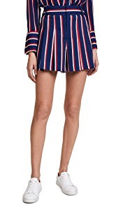 alice + olivia Scarlet Super High Waisted Flutter Shorts