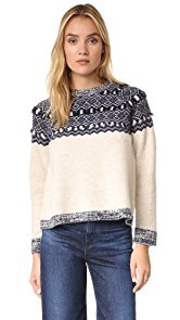 Clu Clu Too Fair Isle Pullover