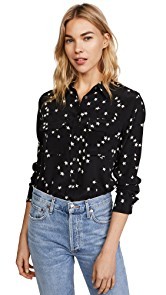 Equipment Slim Signature Blouse