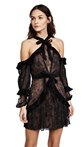 For Love &amp; Lemons Margot Off the Shoulder Mini Dress