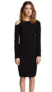 MONROW Cutout Shoulder Dress