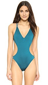 Milly Italian Solid Swim Hvar Maillot