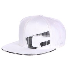 Бейсболка Flexfit Globe Ricochet Flat Brim White/Check