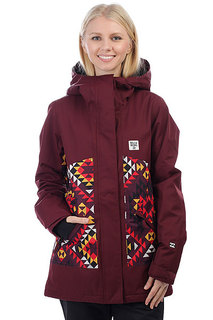 Куртка утепленная женская Billabong Jara Mystic Maroon