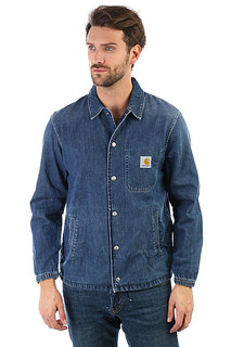 Рубашка Carhartt WIP Denim Coach Jacket Blue True Stone