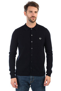 Кардиган Fred Perry Tonal Twin Tipped Cardigan Black