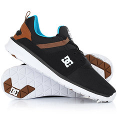 Кроссовки DC Heathrow Black/Turquoise/White