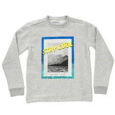 Толстовка классическая детская Quiksilver Staycocrewyouth Light Grey Heather