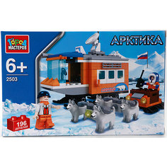 Конструктор Город мастеров "Арктика" Полярная станция, 196 деталей (с фигурками)