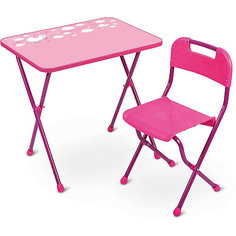 Комплект мебели Nika Kids "Алина", розовый